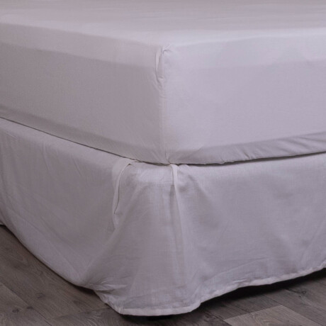 SÁBANA BAJERA SUPER KING ALGODON BLANCO 200 HILOS