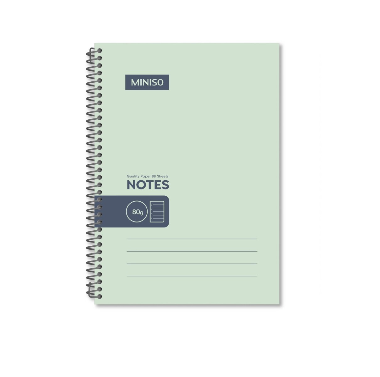Cuaderno A4 simple - verde 