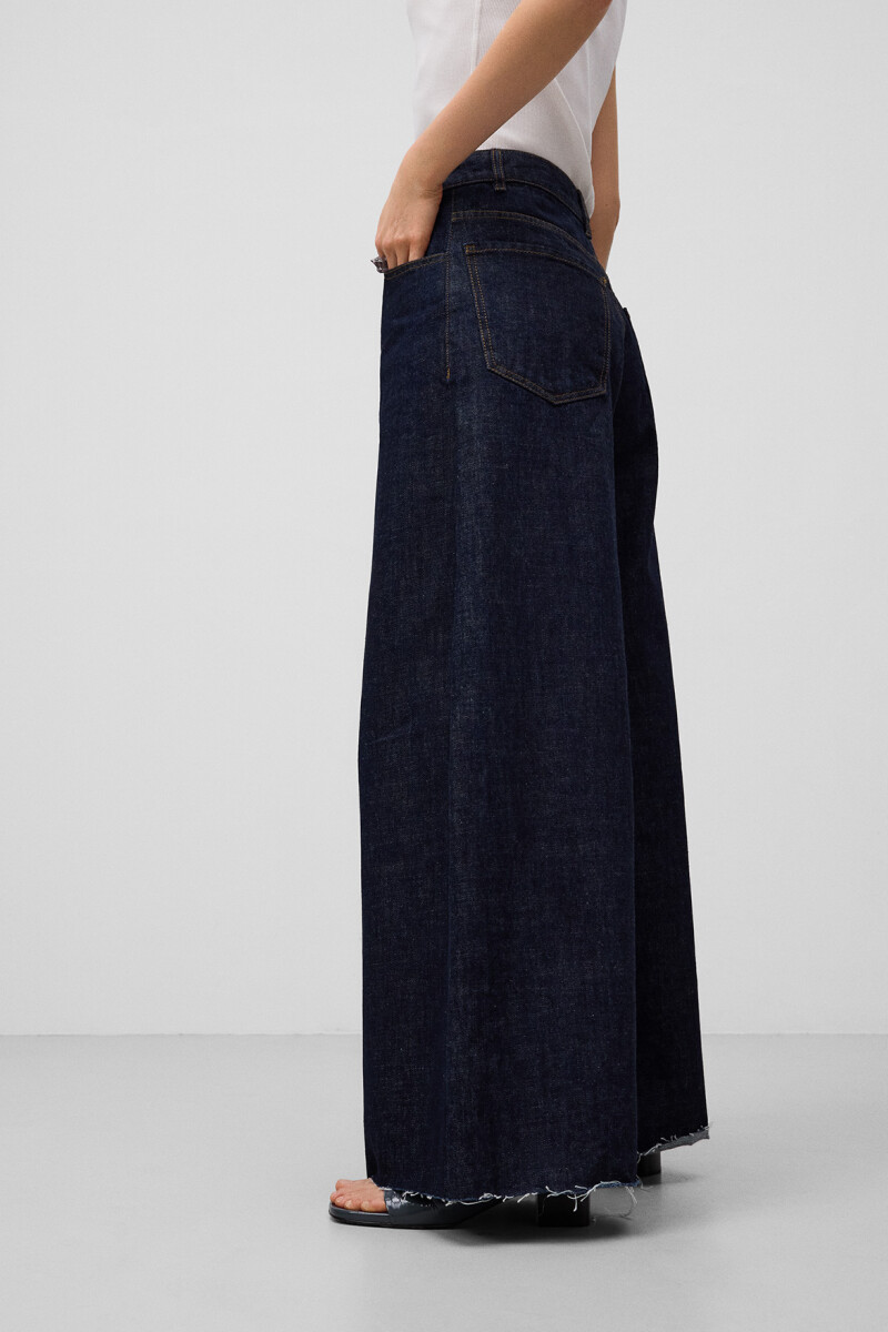 PANTALÓN ANCHO Azul