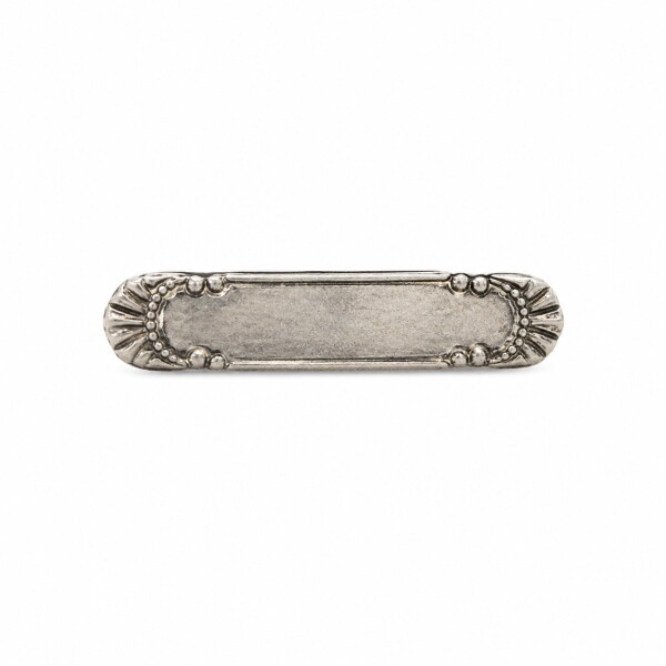 Prendedor rectangular - Plata 925 - PRE000054 sinpiedra