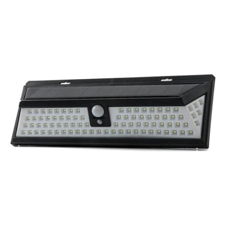 Foco exterior solar Led con sensor de movimiento Negro