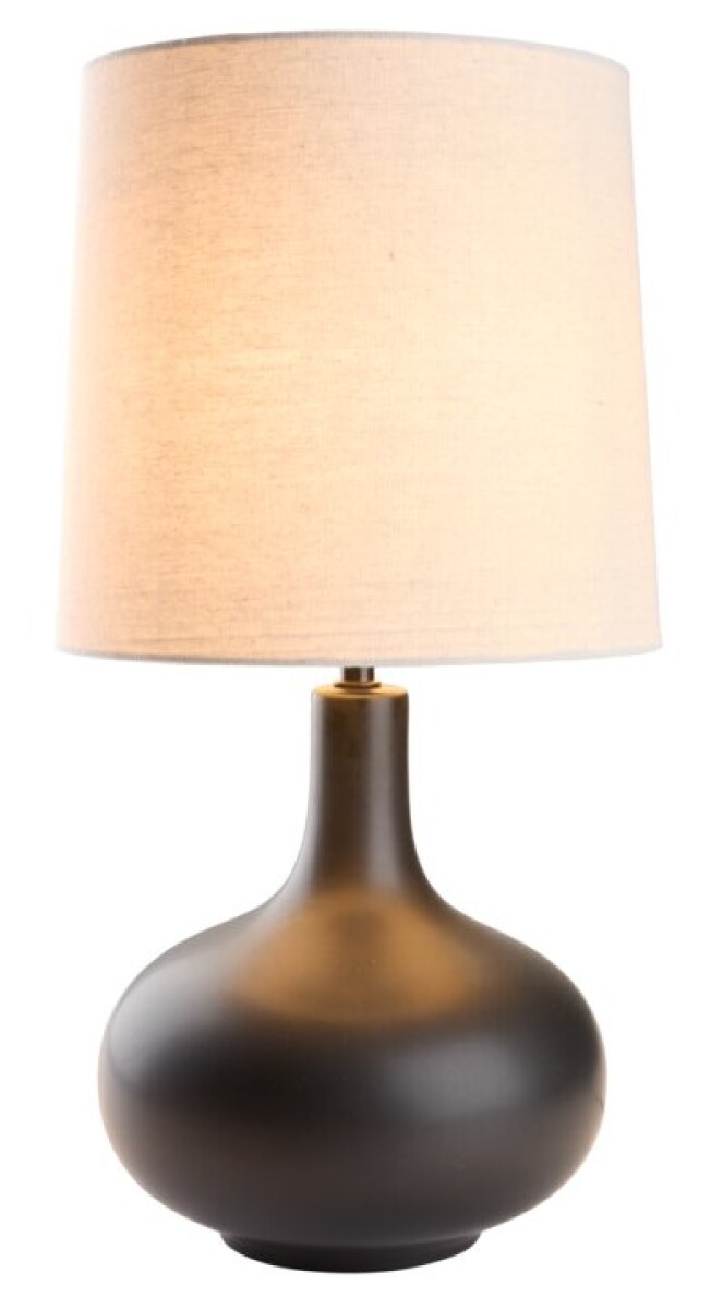 Lámpara de mesa JOACHIM Ø27xH54 cm beige/negro 