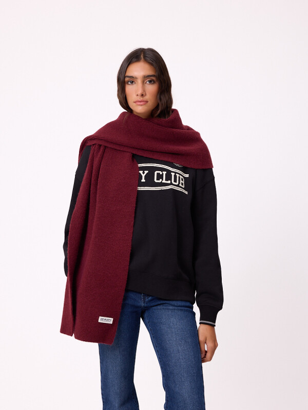 BUFANDA QUIVRA RUSTY Bordeaux