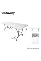 Mesa plegable Discovery Blanco