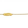 Pulsera Identidad Barbado -Oro bajo-Sin Piedra-PU8020 sinpiedra