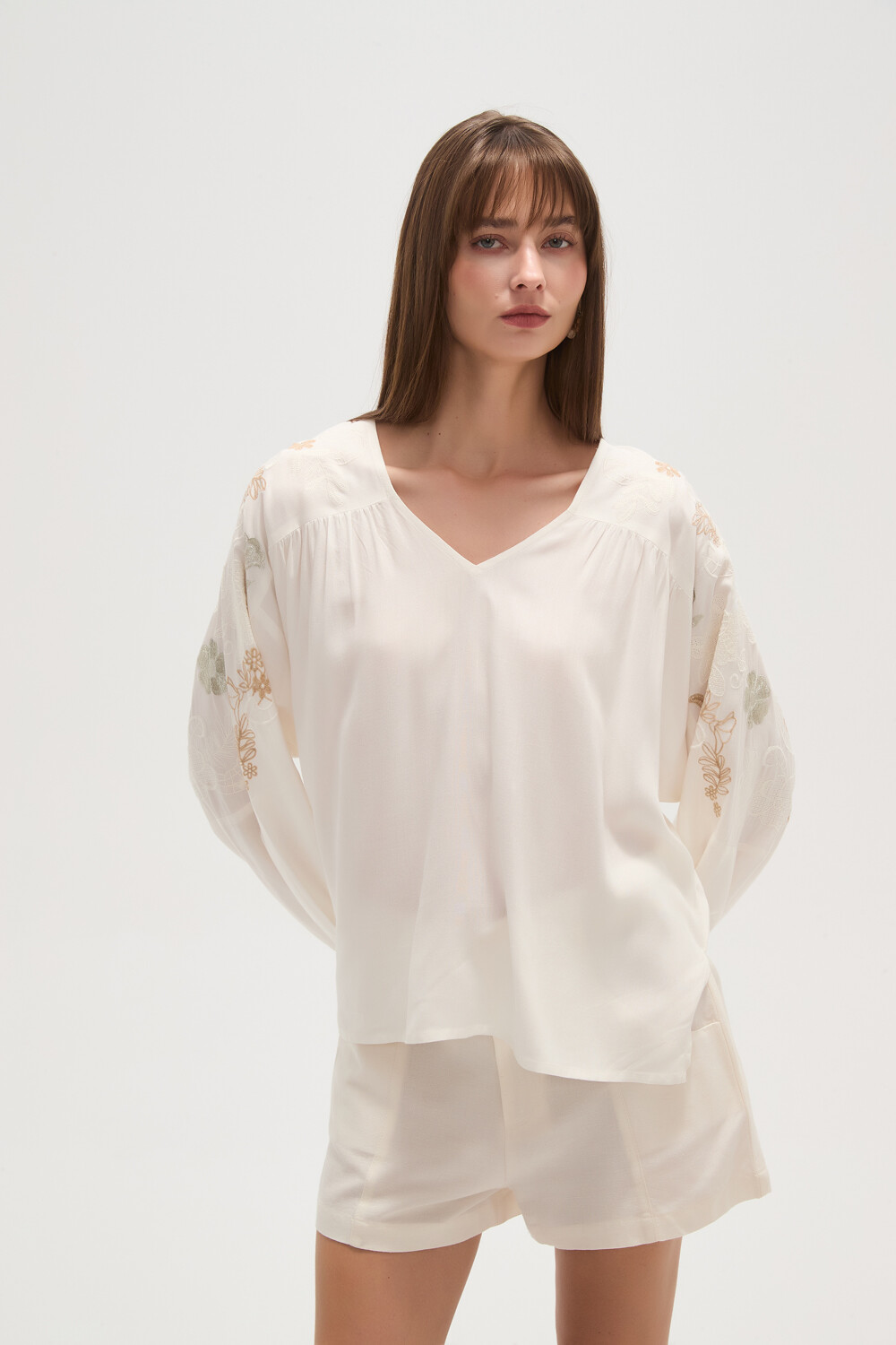 Blusa Cleo Marfil / Off White
