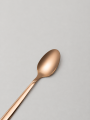 Cuchara Para Café Asher Set 4 Un. Rose Gold Color Unico