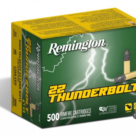 BALA REMINGTON CAL 22 LR THUNDERBOLT 40GRS BALA REMINGTON CAL 22 LR THUNDERBOLT 40GRS