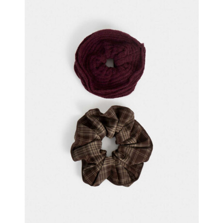 Scrunchie Combinacion Bicolor