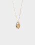 Cadena Corta con Dije Con corazón Collar Corto Con Dije Con Corazón - Dorado