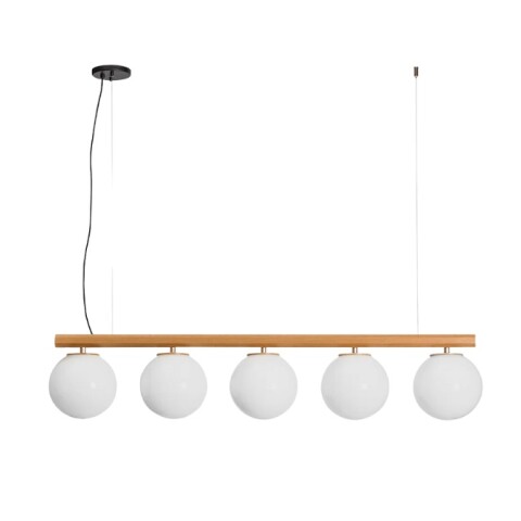 COLGANTE TRILLO MILKY 5L E27 D20CM MADERA COLGANTE TRILLO MILKY 5L E27 D20CM MADERA