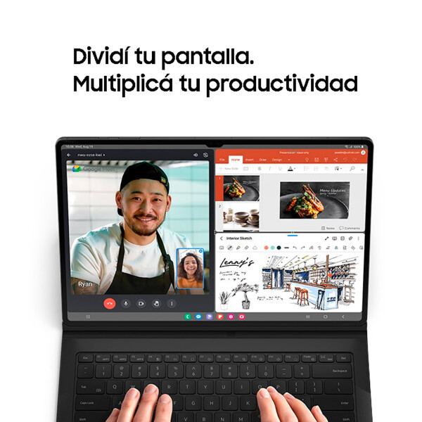 Tablet Samsung Tab S9 11” + Teclado/estuche BEIGE