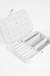Alhajero organizador rectangular con broche crudo