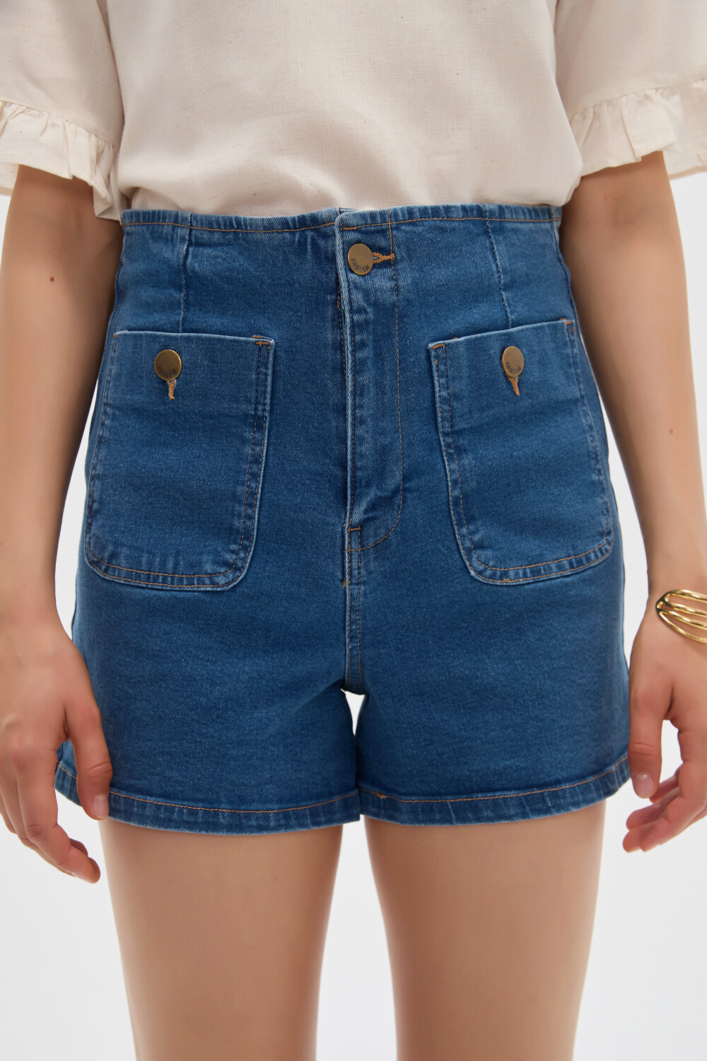 Short Tarei Azul Medio