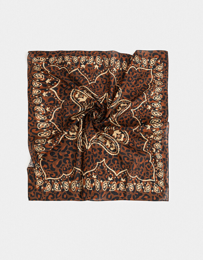 Vinchas Textiles Pañuelo Pañuelo Animal Print - Combinacion Tricolor