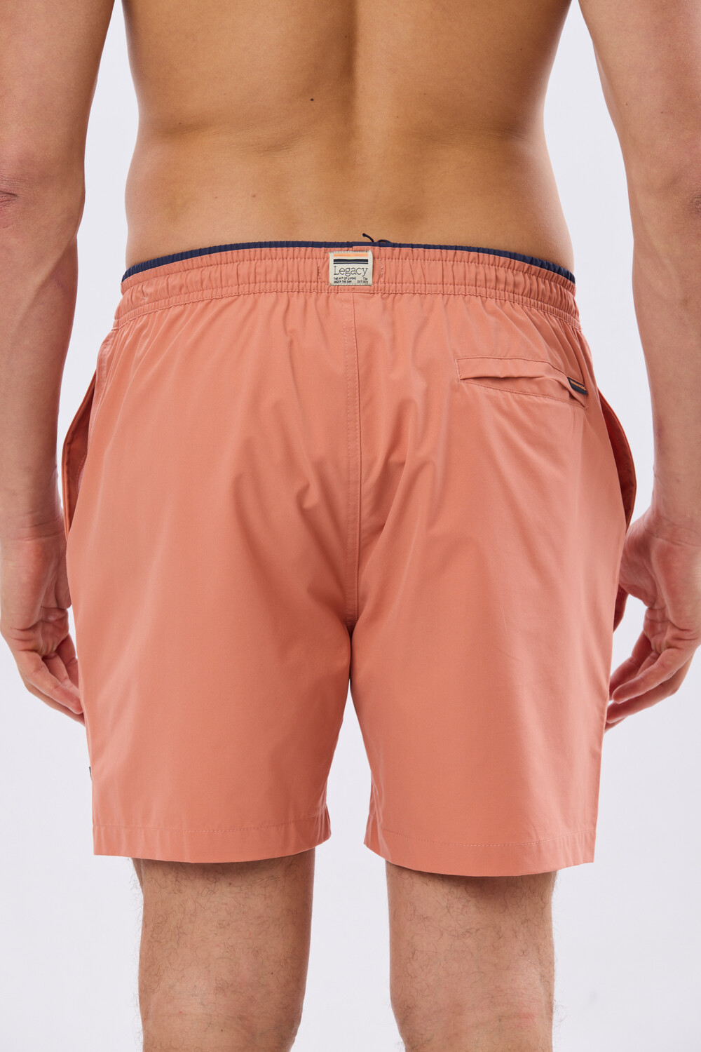 SHORT DE BAÑO FLEX LISO Coral