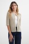 Cardigan mangas 3/4 BEIGE