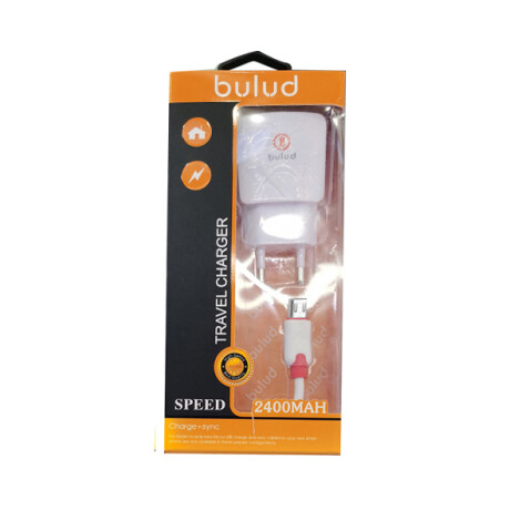 Cargador Bulud 220v 2,4a Micro Usb + 2 Usb Cargador Bulud 220v 2,4a Micro Usb + 2 Usb