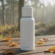 Termo Bala en acero inox de 1 lt Blanco