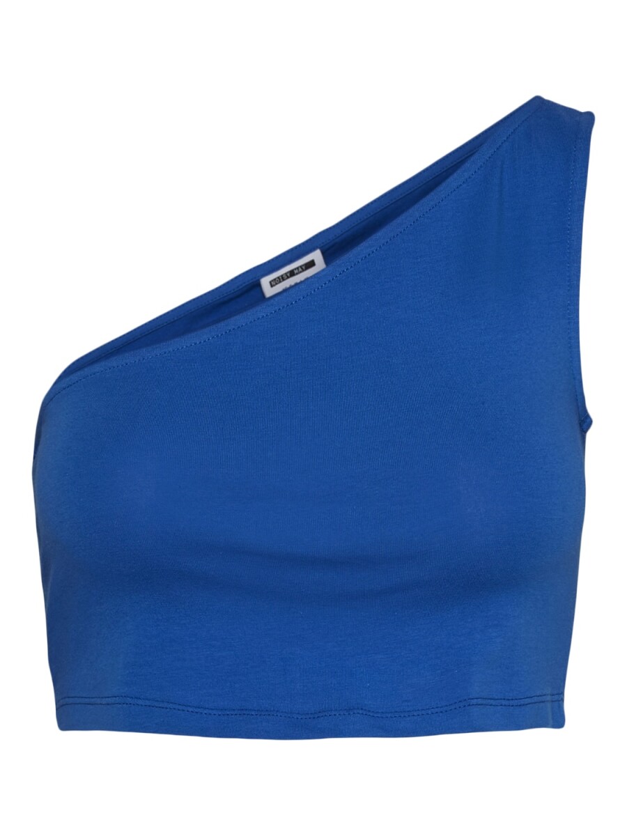 Nmkerry One Shoulder Cropped Top - Princess Blue 