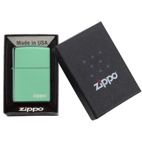Encendedor Zippo Logo Verde 0