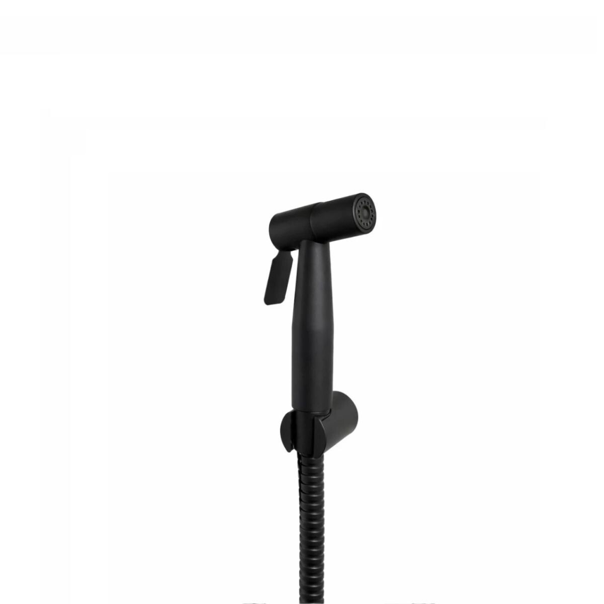 Ducha Higiénica Negro Mate (gatillo-flex-soporte) Dmc 