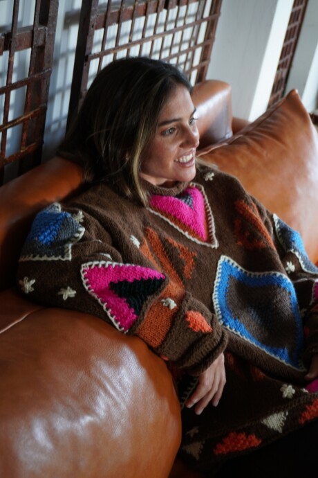 Sweater Gitano Lana Base Camel