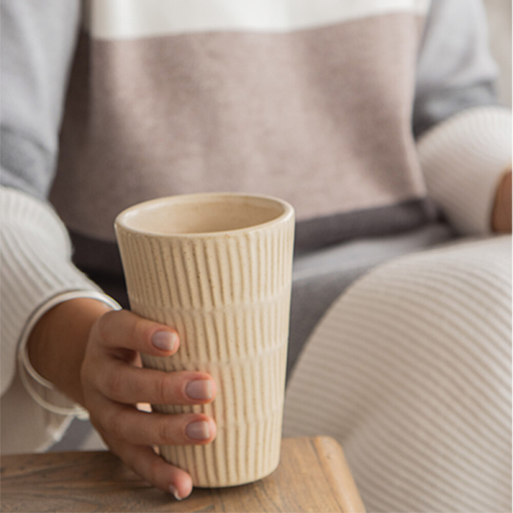 Vaso Alto Crema