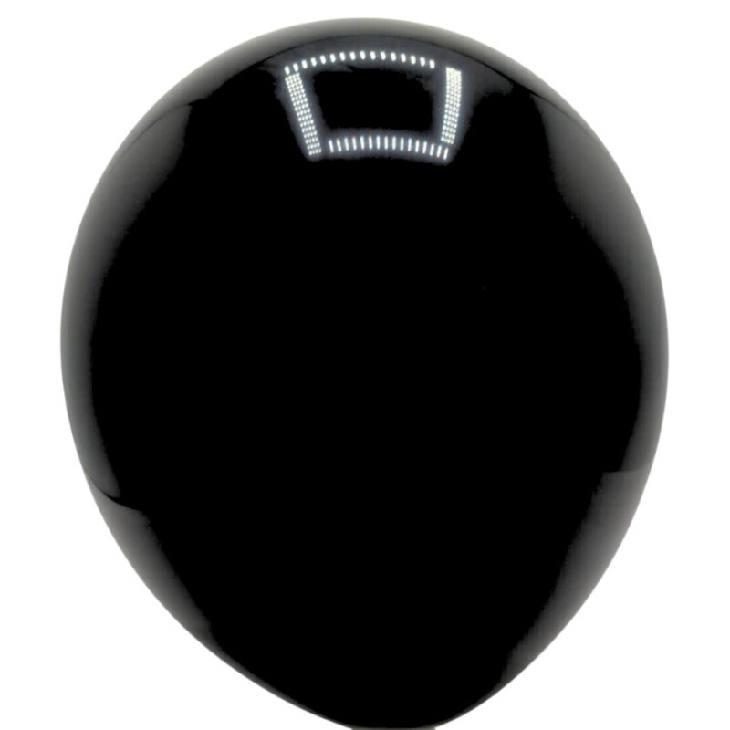 Globos X10 Tamaño R12 Negro