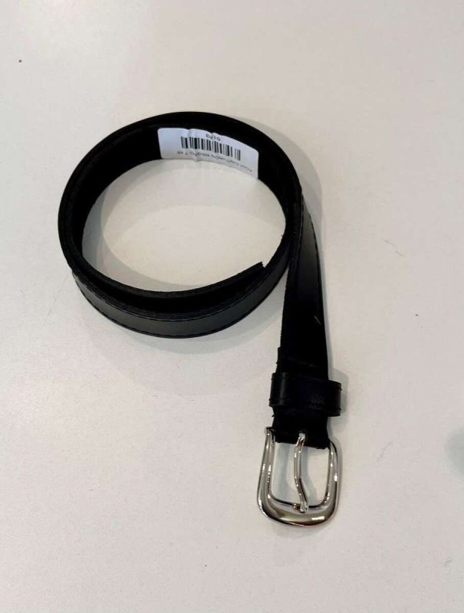 Cinturón negro 100% cuero 