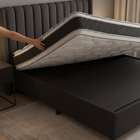 Sommier Base + Colchón QUEEN Dubai EPS con Pillow Top en ambas caras 158x198x24 130K Sommier Base + Colchón QUEEN Dubai EPS con Pillow Top en ambas caras 158x198x24 130K