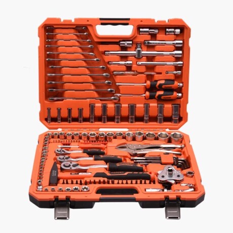 JUEGO DE DADOS DE 1/2. 3/8 Y 1/4 133 PIEZAS N/a