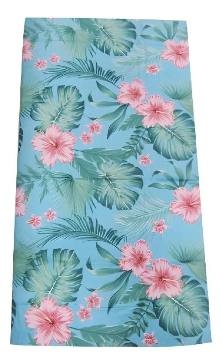 Toalla Playera Velour 76x152 cm - Celeste 