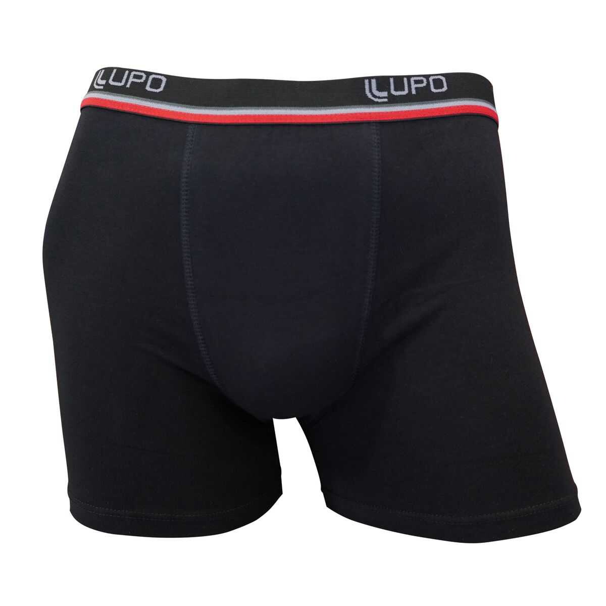 LUPO ROPA INTERIOR ALGOD. NEGR.M523 9990 