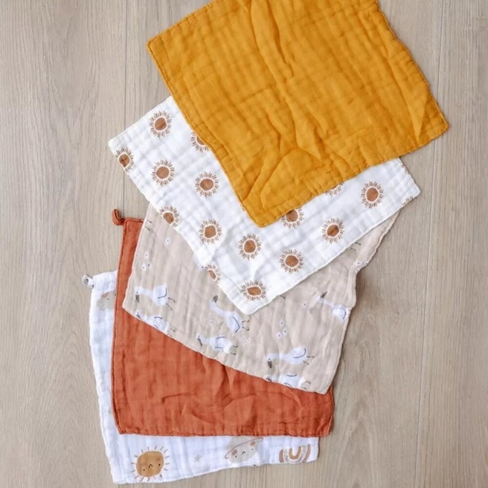 Set babitas muselina QUO terra arco iris
