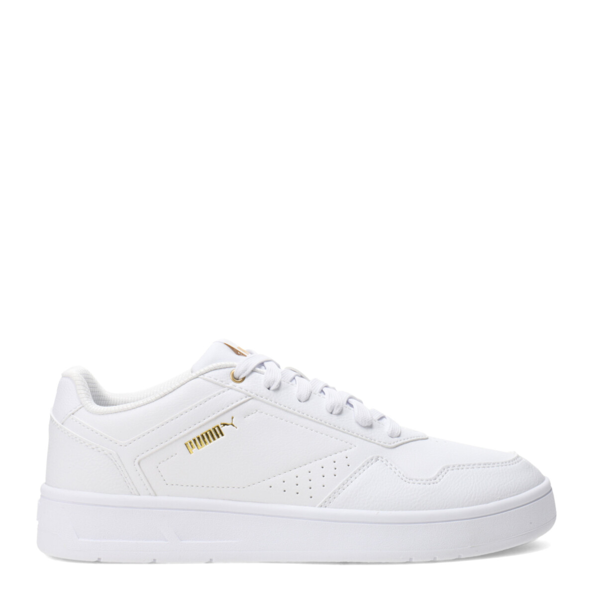Championes de Hombre Puma Court Classic Puma - Blanco - Dorado 
