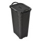 Cesto Para Ropa Organizador Plástico Imitacion Rattan 36lts Cesto Para Ropa Organizador Plástico Imitacion Rattan 36lts