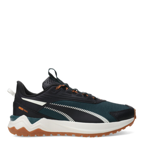 Championes de Hombre Puma Verde - Negro - Anaranjado