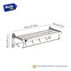 Tendedero De Pared Fijo Acero Inox P/ropa Gris