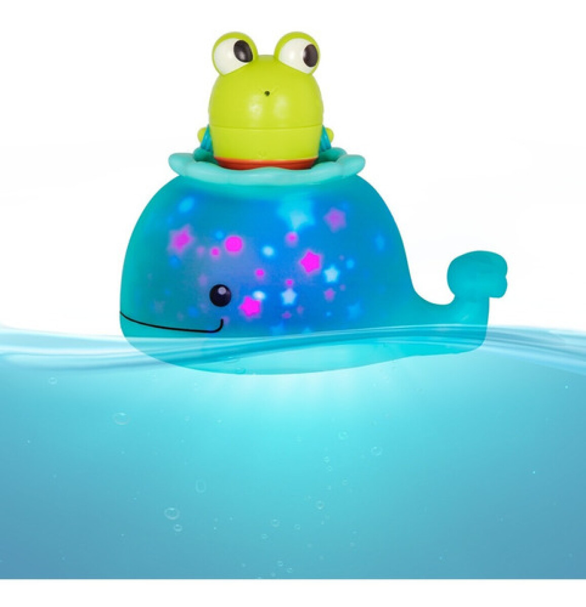 Ballena con luz y sensor de temperatura para el agua 