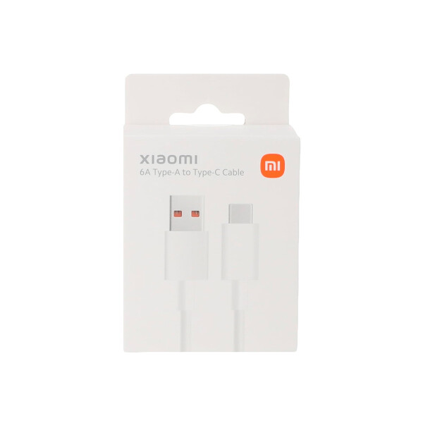 Cable Xiaomi USB-A a Tipo-C 6A 1 metro color blanco Cable Xiaomi Usb-a A Tipo-c 6a 1 Metro Color Blanco