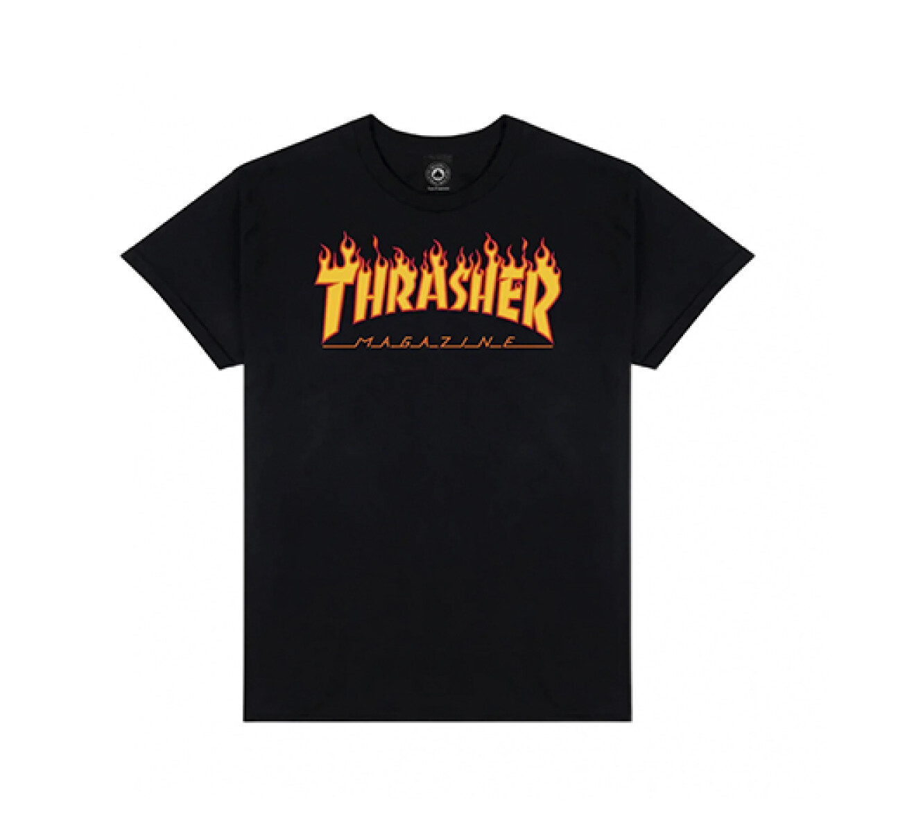 Remera Thrasher Flame Logo - Negra 