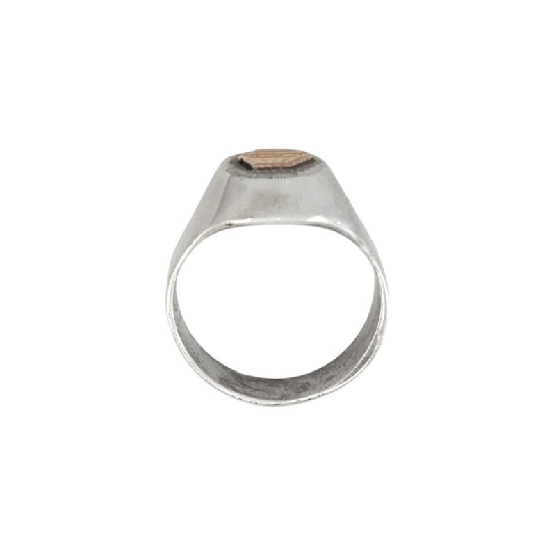 Anillo Profesión Pastelero - Plata y Oro-Sin Piedra-AP5935 sinpiedra