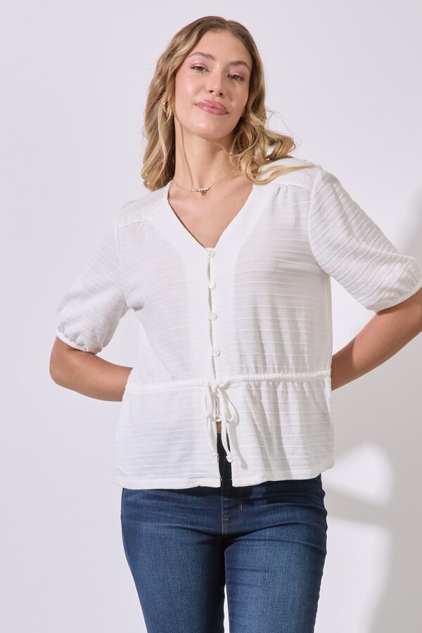 Blusa Algodon CRUDO