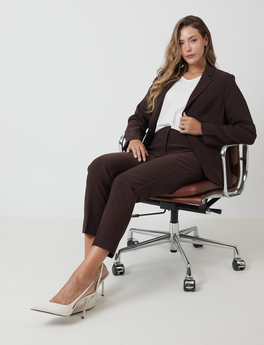 Pantalon Sastrero Slim - Marron 