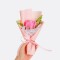 Detalle Flor De Regalo - Jabón En Mini Ramo Rosa