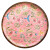Plato de Madera de 23,5 cm Pajaros Rosa