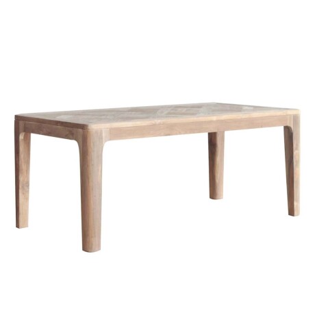 MESA DE COMEDOR MADERA NATURAL-BEIGE RENÉ