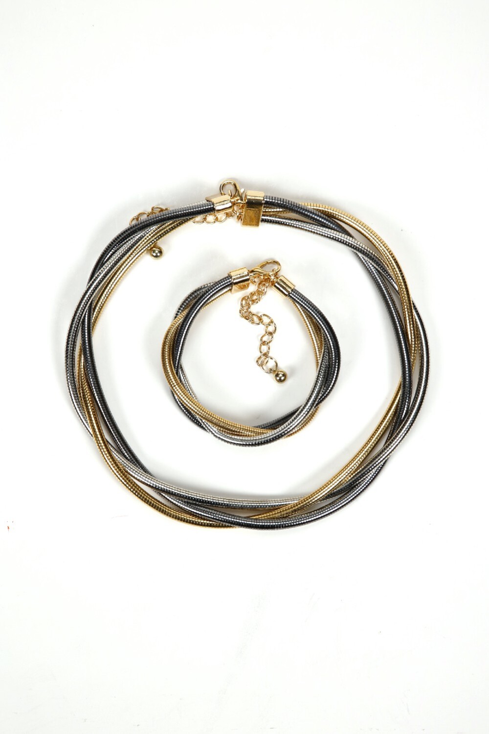 Collar Darcy, Set. Collar Y Brazalete Estampado 1