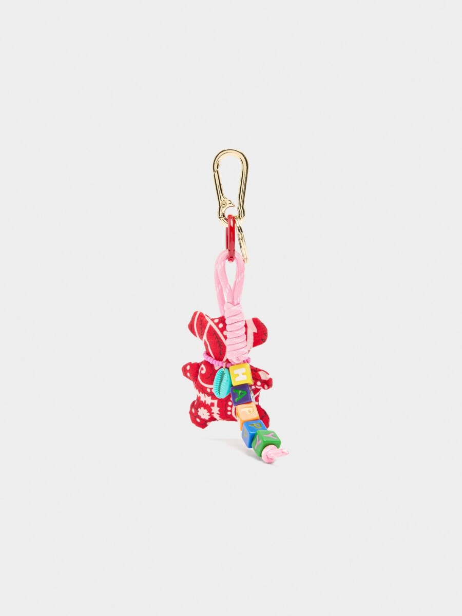 Llavero Charm Oso multicolor